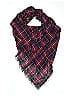 Francesca's 100% Polyester Plaid Burgundy Red Scarf One size - photo 1