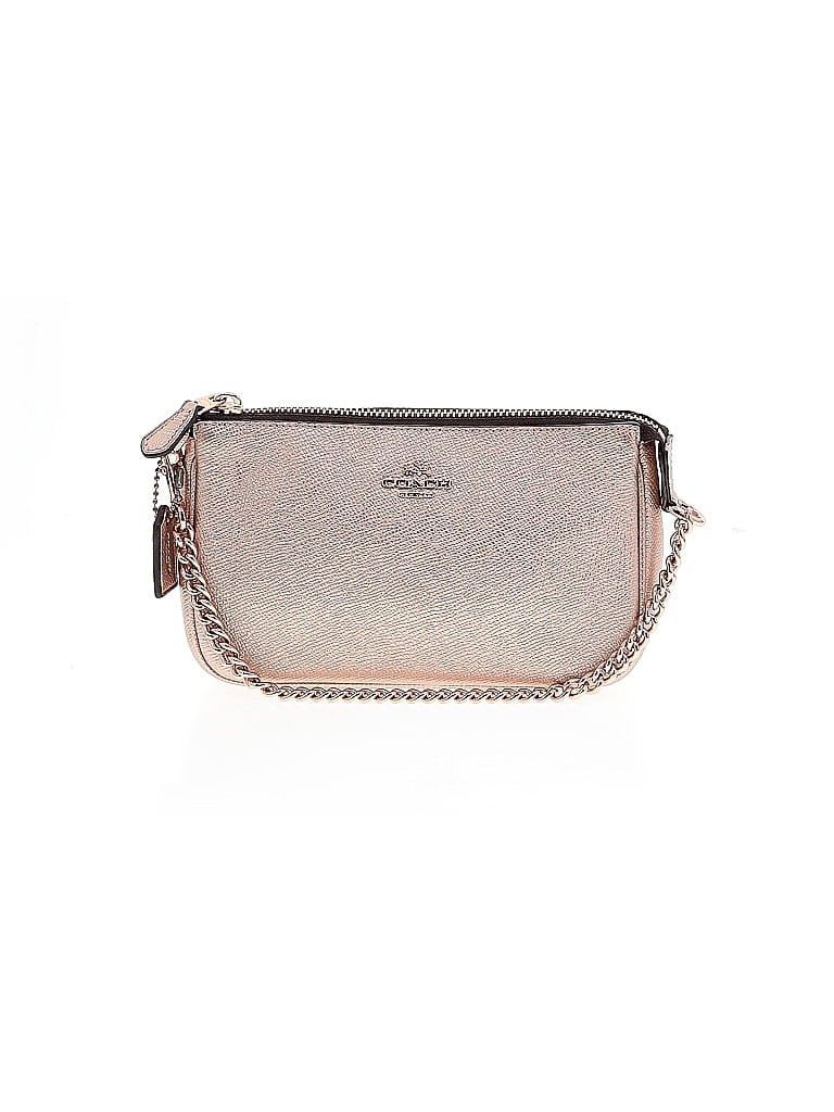 Coach 100% Leather Metallic Silver Pink Leather Satchel One size - photo 1