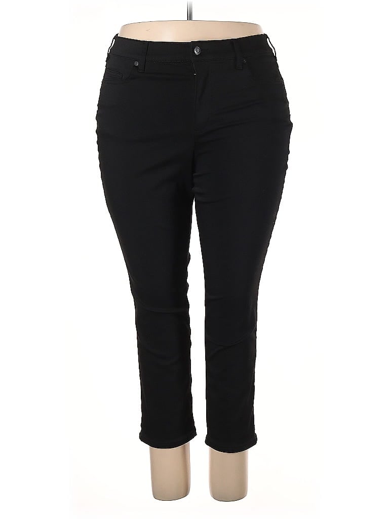 Pre-owned Lands' End Dress Pants In Black