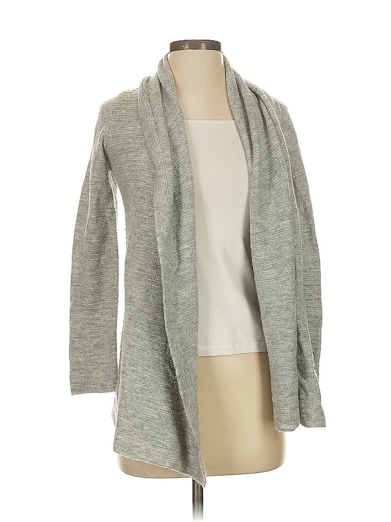 Pre-owned Lucky Brand Cardigan Sweater In Gray