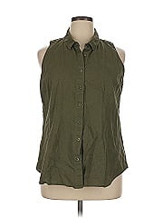 Venus Sleeveless Button Down Shirt