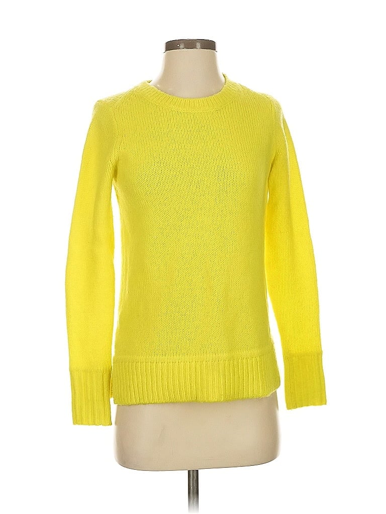 Pre-owned Ann Taylor Loft Pullover Sweater In Yellow