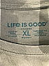 Life Is Good 100% Cotton Hearts Green Short Sleeve T-Shirt Size XL - photo 6