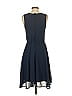 Maurices 100% Polyester Solid Blue Cocktail Dress Size 5 - 6 - photo 2