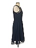Maurices 100% Polyester Solid Blue Cocktail Dress Size 5 - 6 - photo 4