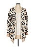 Entro Animal Print Tan Cardigan Size L - photo 1