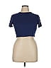 Unbranded 100% Polyester Blue Short Sleeve Turtleneck Size XL - photo 1