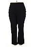 Catherines Solid Black Active Pants Size 4X - photo 1