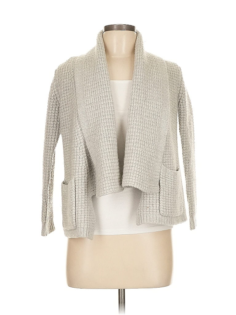 Pre-owned Autumn Cashmere Cardigan Sweater In Gray