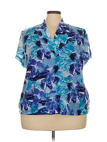 Dana Buchman Short Sleeve Blouse (view 1)