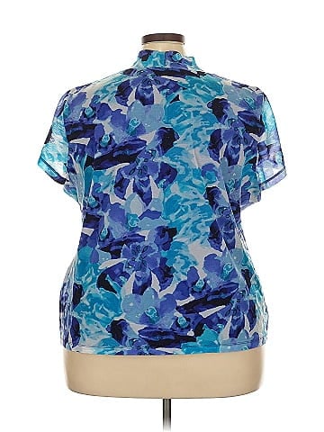 Dana Buchman Short Sleeve Blouse (view 2)