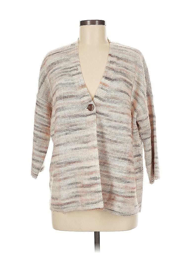 Purejill Tan Cardigan Size M - photo 1