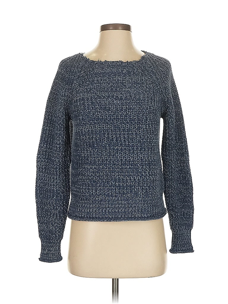 Pre-owned Madewell Pullover Sweater In Blue