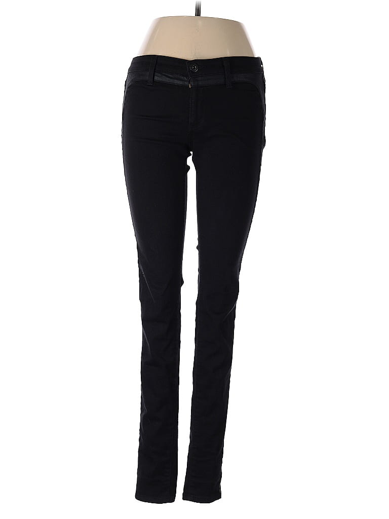 Adriano Goldschmied Solid Black Jeggings Size 27 waist - photo 1