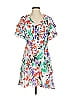Tanya Taylor Print White Casual Dress Size 4 - photo 1