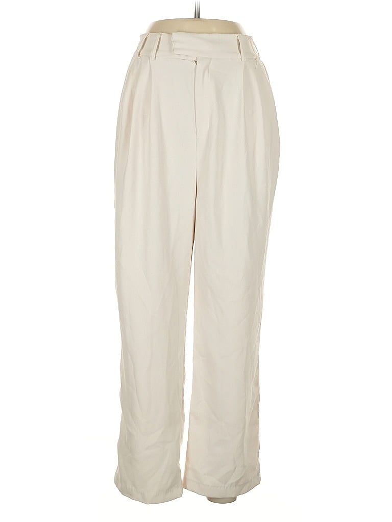 BB Dakota by Steve Madden 100% Polyester Solid Ivory Casual Pants Size 6 - photo 1