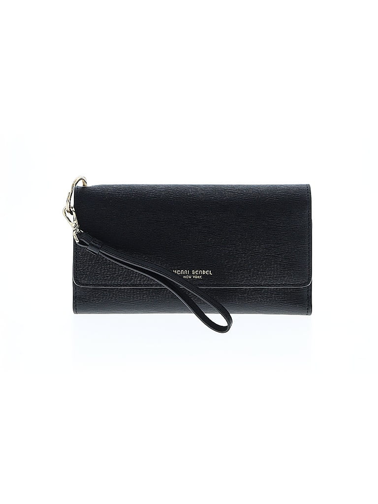 Henri Bendel 100% Leather Black Leather Wristlet One size - photo 1