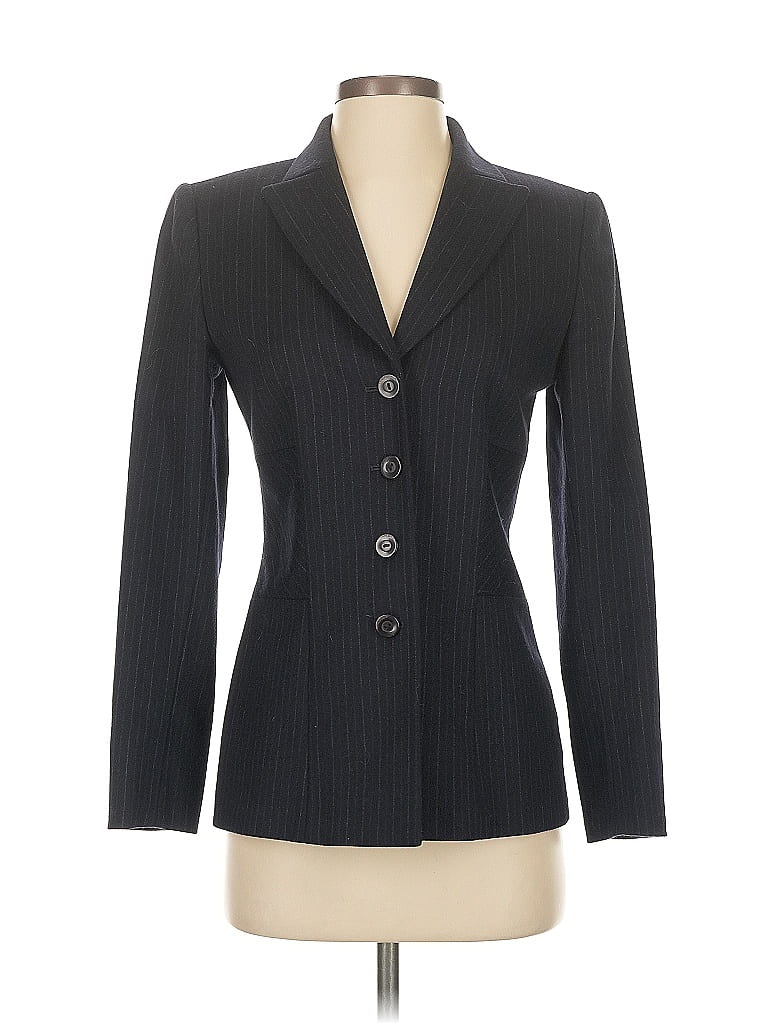 Pre-owned Tahari Blazer Jacket In Black