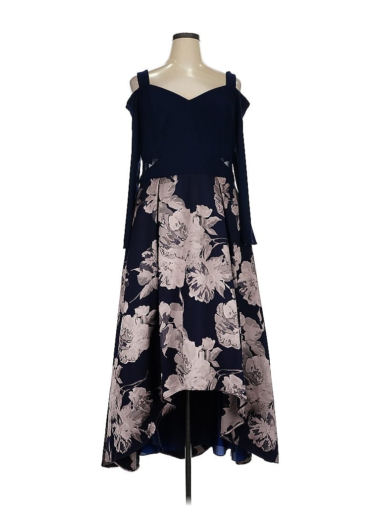 Xscape Blue Cocktail Dress Size 14 - photo 1