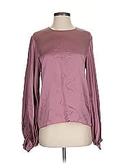 Nili Lotan Long Sleeve Silk Top
