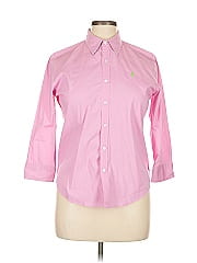 Ralph Lauren Sport 3/4 Sleeve Button Down Shirt