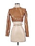 Bershka Brown Faux Leather Top Size XS - photo 1