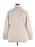 Foxcroft Stripes Ivory Long Sleeve Button-Down Shirt Size 18 - photo 2