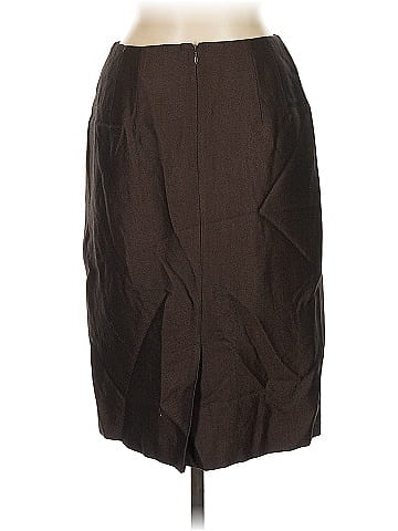 Linda Allard Ellen Tracy Wool Skirt (view 2)