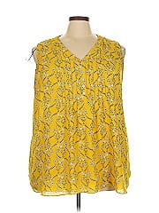 Rose + Olive Sleeveless Blouse