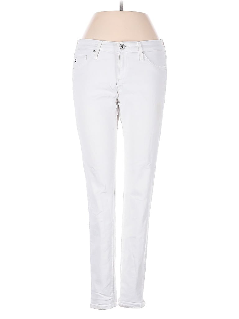 Pre-owned Adriano Goldschmied Jeans In White
