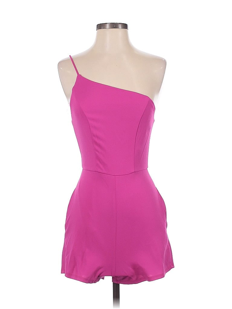 Pre-owned Crystal Sky Romper In Pink