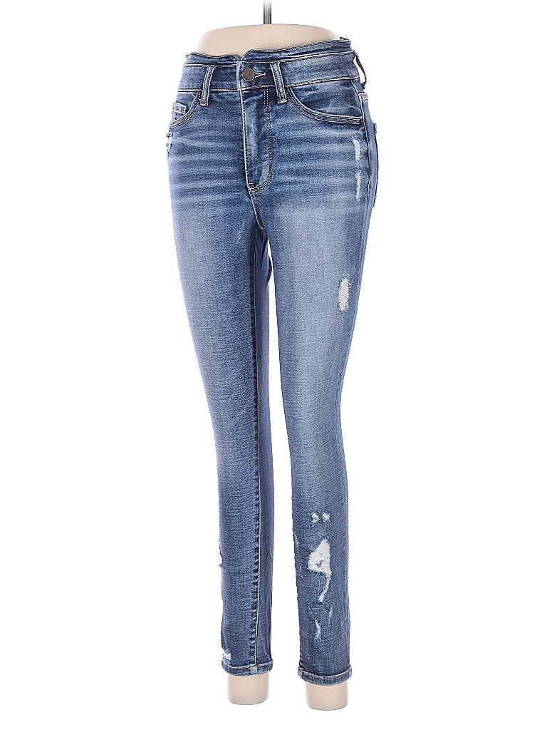 Jeans BKE Harper Camouflage Taille 25 - Coupe Slim/skinny, Délavé Coloré, Motif Camouflage Tendance