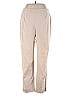 Leggiadro Solid Tan Casual Pants Size 14 - photo 1