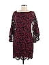 Karen Kane Paisley Burgundy Cocktail Dress Size M - photo 1
