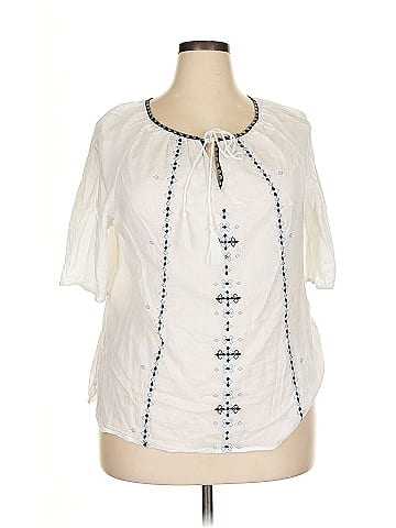Ann Taylor LOFT Short Sleeve Blouse (view 1)