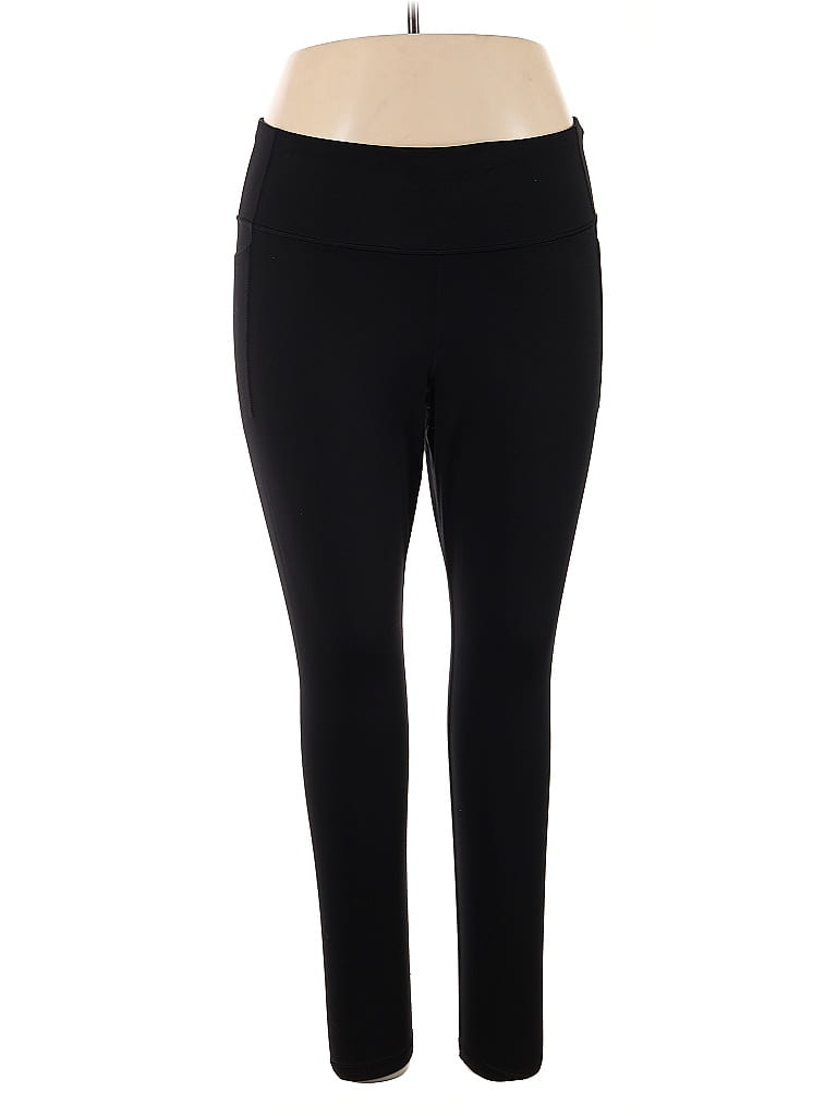 Gap Fit Solid Black Active Pants Size XL - photo 1