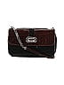 Brighton 100% Leather Burgundy Black Leather Crossbody Bag One size - photo 1