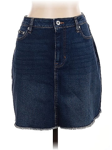 DKNY Jeans Denim Skirt (view 1)