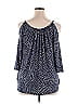 Karen Kane Blue 3/4 Sleeve Blouse Size XL - photo 2