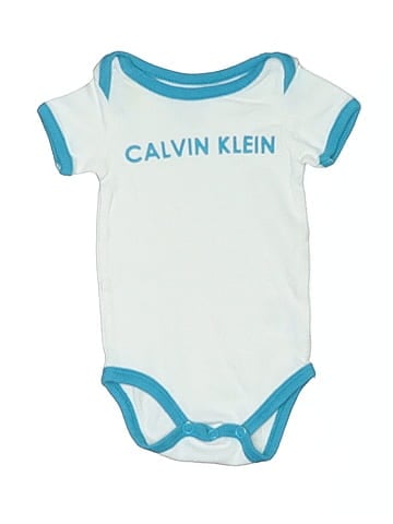 Calvin Klein Short Sleeve Onesie (view 1)