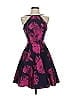 Xscape Floral Purple Cocktail Dress Size 0 - photo 1