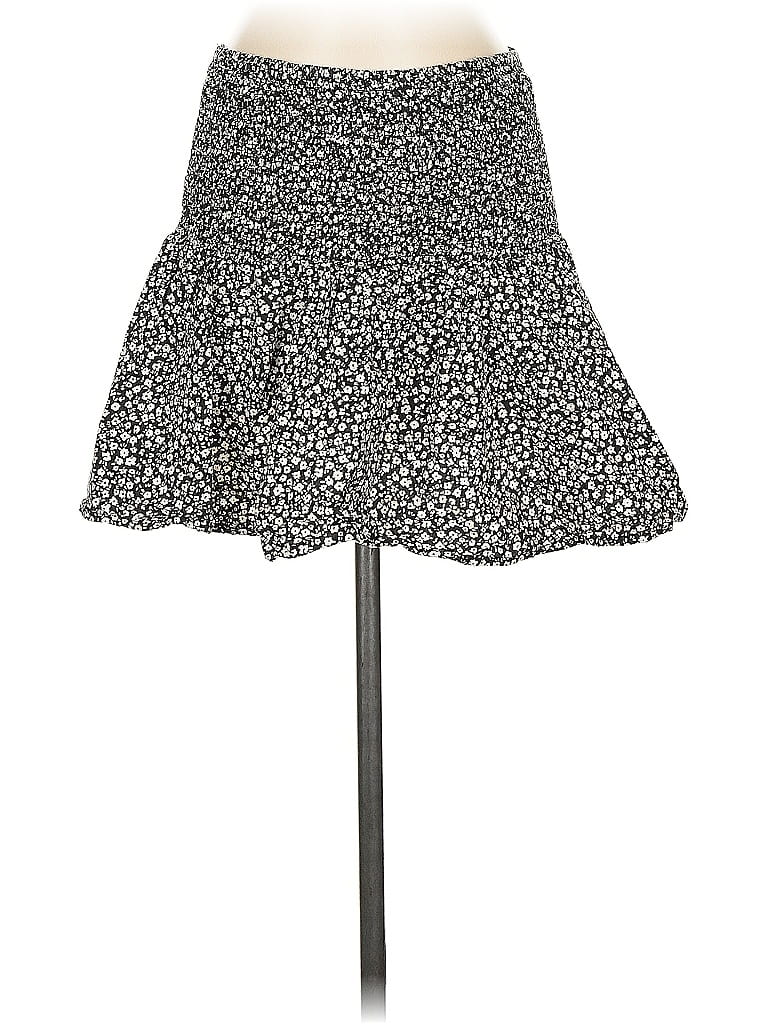 Pre-owned H&m Casual Skirt In Gray