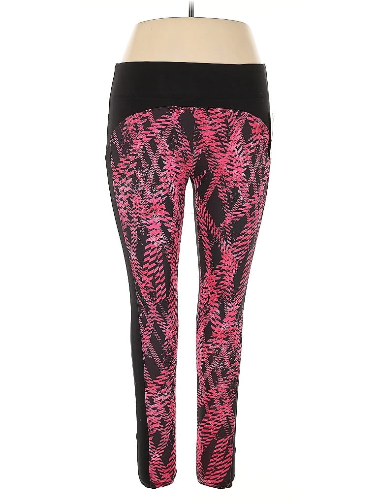 Marika Graphic Pink Active Pants Size XL - photo 1