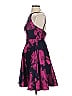 Xscape Floral Purple Cocktail Dress Size 0 - photo 5