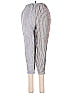 Flax 100% Linen Stripes Silver Linen Pants Size 4 - photo 2