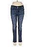 Soho JEANS NEW YORK & COMPANY Solid Blue Jeans Size 6 - photo 1