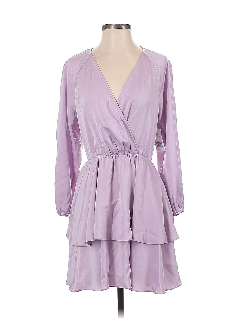 Alexia Admor Purple Cocktail Dress Size 4 - photo 1