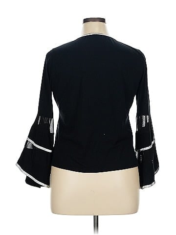 Shein Curve 3/4 Sleeve Top (view 2)