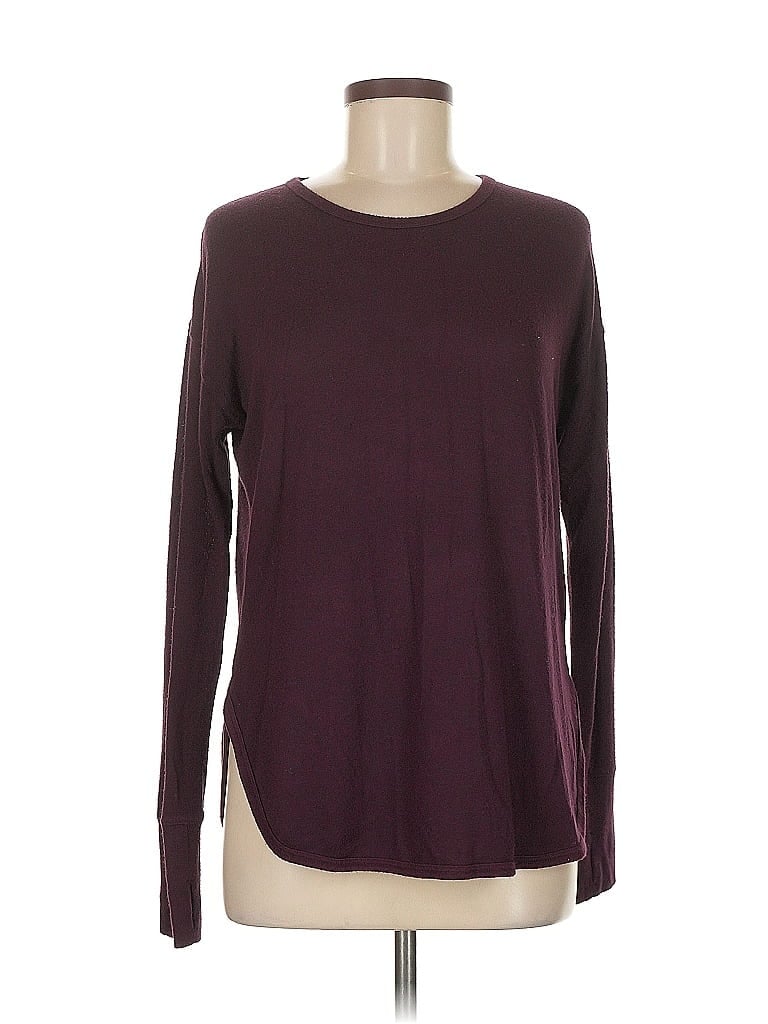 Pre-owned Assorted Brands Pullover Sweater In Burgundy