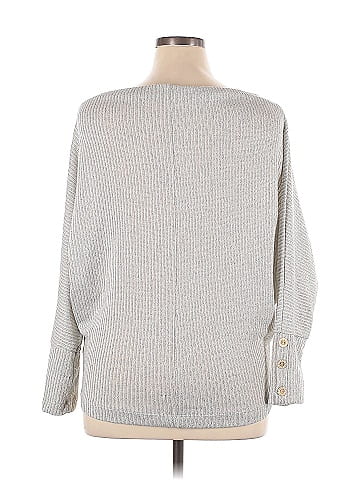 White Birch Pullover Sweater (view 2)